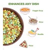 Dried Ramen Toppings, 220G/7.76OZ Dehydrated Vegetables, Natural Freeze Dried Vegetables,