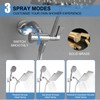 BWE 10 Inch Rain Shower Head with 9 Settings Handheld
