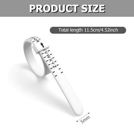 Ring Size Gauge - Get the Perfect Fit with Reusable UK Ring Sizer/Measure for Men and Women, Sizes A-Z+9!