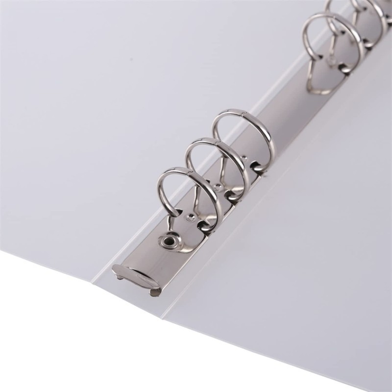 OTCRAFT 3PCS A5 6 Ring Binder Cover Clean Transparent Soft