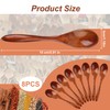 DAJISI Pack of 8 Honey Spoons, Wooden Spoons, 15 cm,