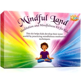 Mindful Land Mindfulness Cards - Positive Affirmations for Kids' Stress Reduction - Meditation Cards Calming Therapy Tool - Daily Mindfulness for Kids' Development