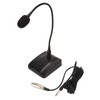 Gooseneck Condenser Microphone Professional 6.35mm Desktop Wired Microphone for Broadcasting