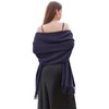 RIIQIICHY Ladies Navy Scarf for Women Scarves Wraps Winter Cashmere