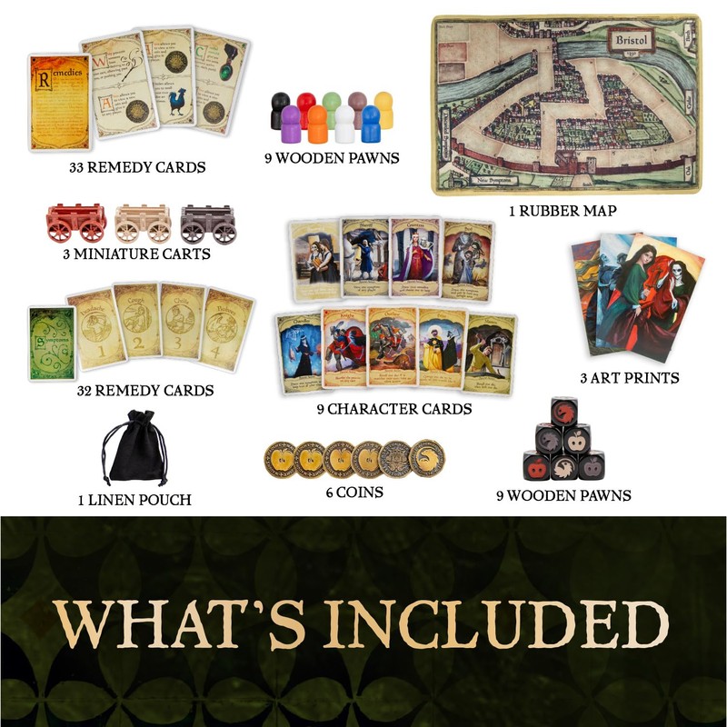 Facade Dark Cites Series Board Game of Strategy, Deceit, and