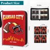 Football Card Binder, Kansas City Trading Card Holder Protectors, 4