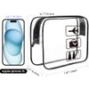 BechKCpro TSA Approved Transparent Travel Toiletry Bag, Carry-On Quart Size