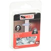 Molly M60010-XJ Flat Hooks for Screws Diameter 3.5/4 mm, Grey,