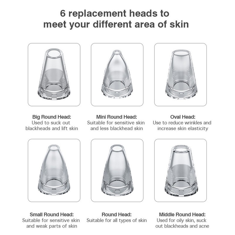 Blackhead Vacuum Cleaner Suction Power Multi Functional Facial Suction Pore