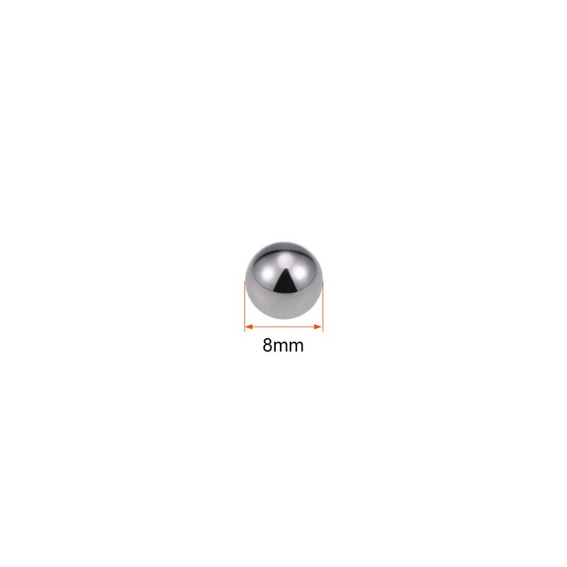 sourcing map Pack of 50 Bearing Balls, Carbon Steel, Precision