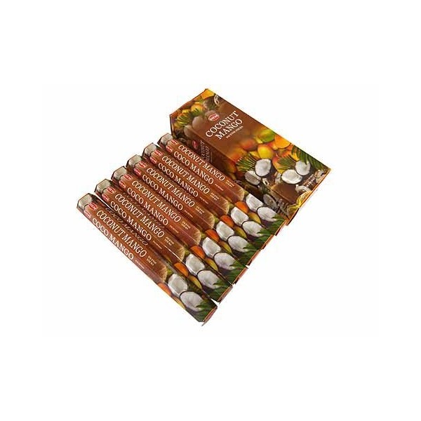 Hem 6 Pack of 20 – Mango Coconut – Box of 6 Stick Tubes, 120 asstd Sheets