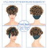 Aisaide Short Curly Wigs for Black Women,Synthetic High Puff Afro