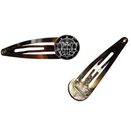 Marchosias symbol Hair Clips 16mm image Demon Satanic jewelry gift pendant charm