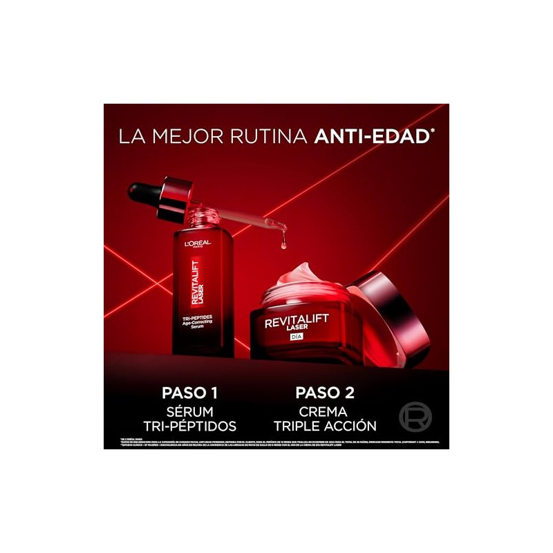 L'Oréal Paris Revitalift Láser Sérum Antiarrugas Triple Acción 30 ml
