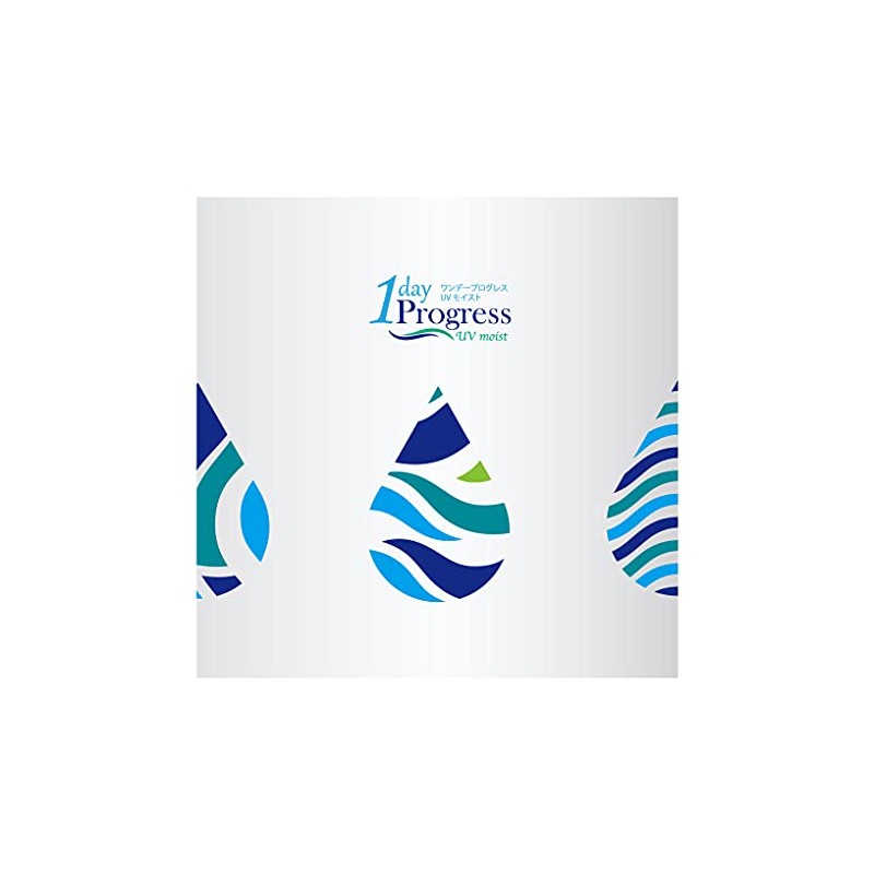 ワンデープログレスUVモイスト 1日使い捨て コンタクトレンズ 1箱30枚(PWR -1.75)