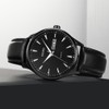 SKMEI Men Watches Black Leather Fashion Business Dress Classic Casual