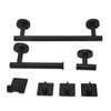 Bathroom Stainless Steel Towel Rack 7 Piece Set Rustproof Colorfast