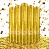 5-Pack Gold Confetti Poppers, 12-Inch Recyclable Confetti Cannons for Weddings,