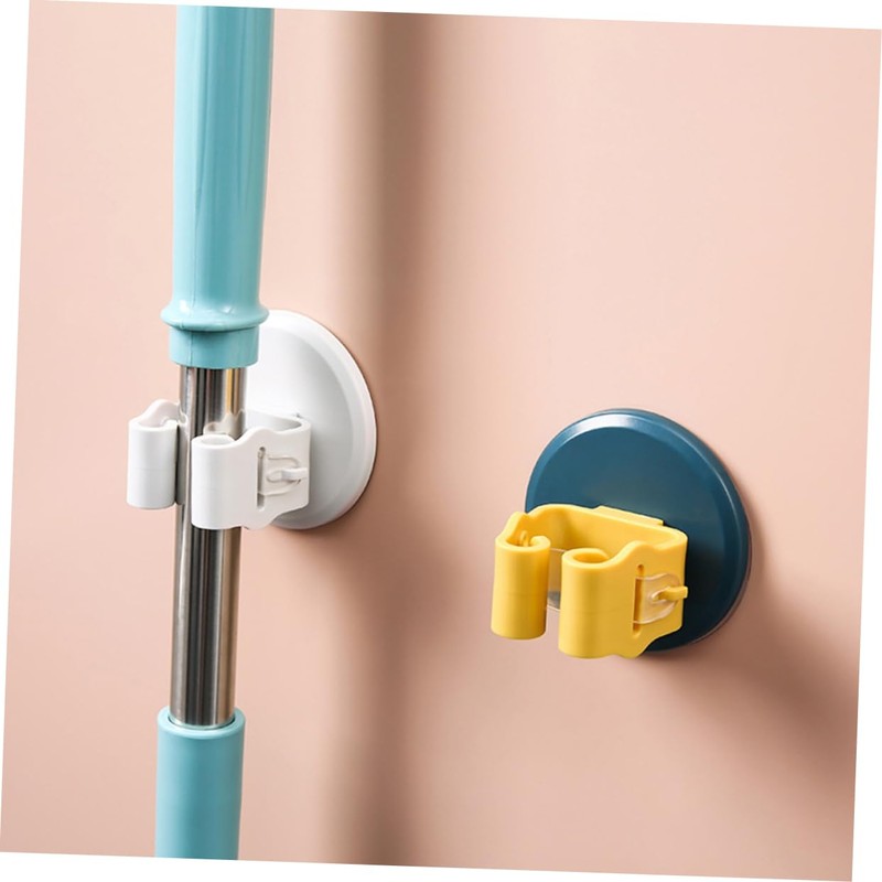 NOLITOY Mop Broom Holder Rack Easy Install No Drilling Store