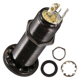 Kisangel Guitar Bass Barrel Jack Pin Stereo Output Jack for Electric Acoustic Guitars Compact Design Tone Replacement Accessory for Guitarists