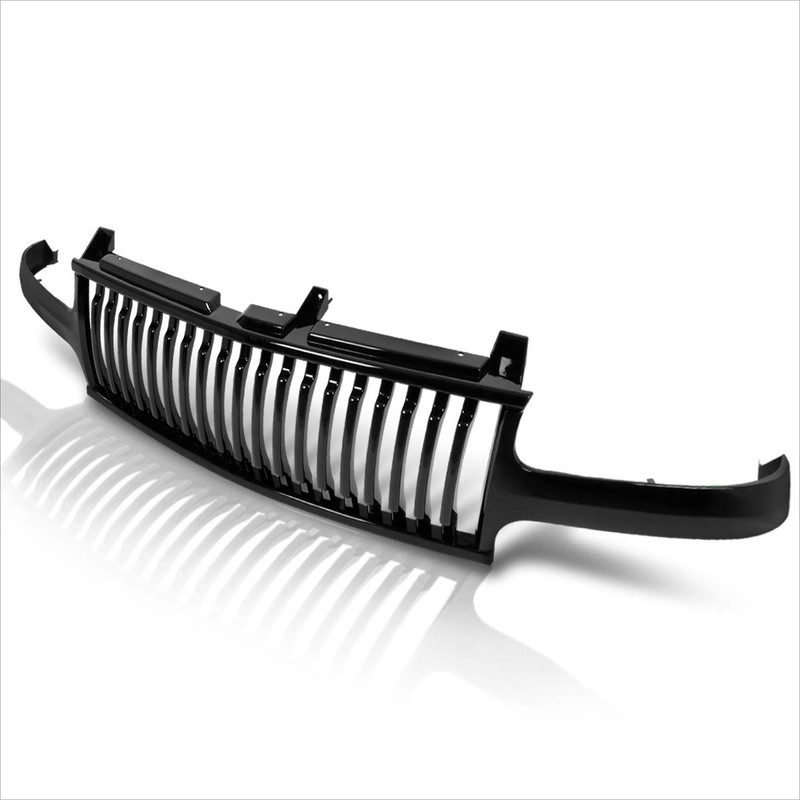 Vertical Fence Style Front Bumper Grille Grill Compatible with 99-02