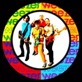 WEEZER ROCK BAND  SET OF THREE LEATHER BRACELETS