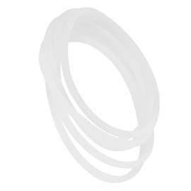 Akozon Pack of 6 Blender Rubber Seal Ring, Seal Ring, Mixer Sealing Ring, Blender Replacement Parts, Replacement Parts, Rubber Seal Rings, O-Rings Seals for Magic Flat/Cross Blade