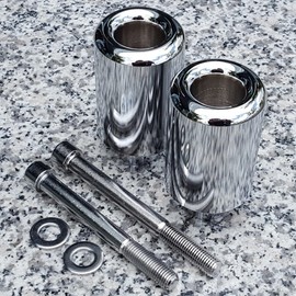 i5 CHROME NO-CUT FRAME SLIDERS compatible with Honda CBR929RR CBR954RR CBR929 CBR954 CBR 929RR 954RR 929 954 RR 2000-2003