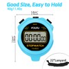 2Pack Simple Basic Stopwatch Timer, Pure Silent Stop Watch with