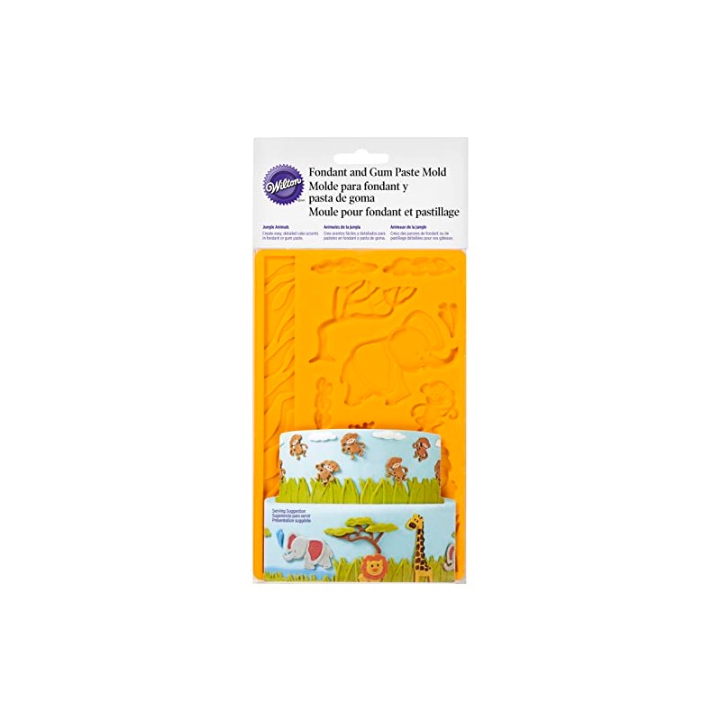 Wilton Jungle Animals Fondant and Gum Paste Mould