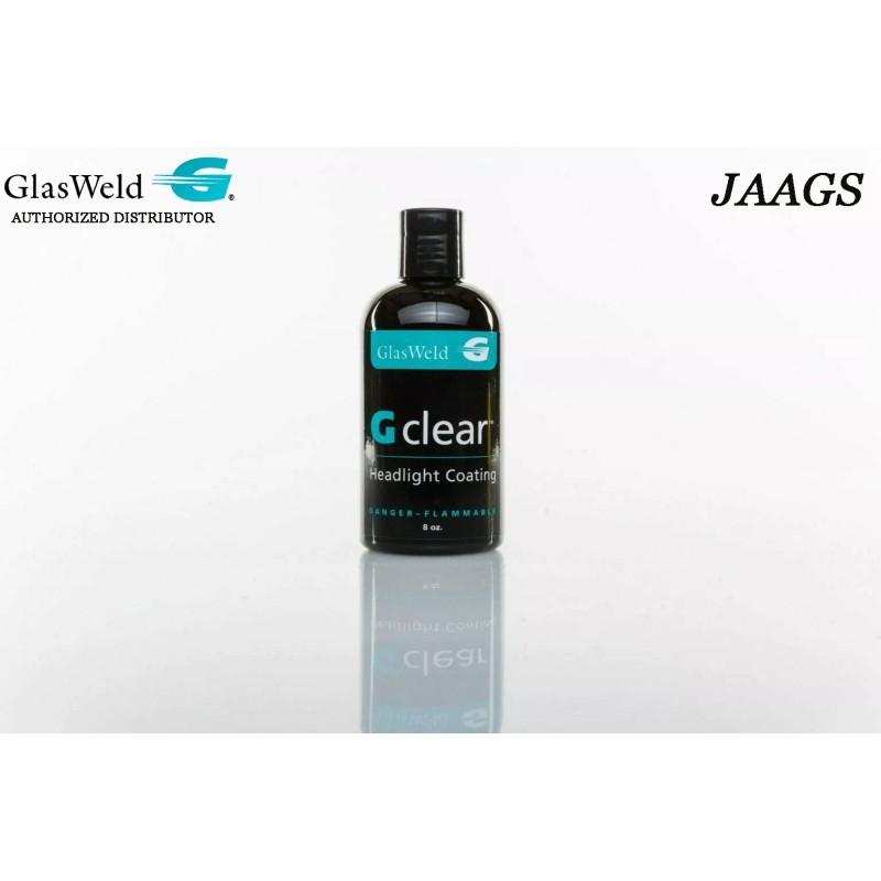 GlasWeld Gclear Coating & Pad with 8 oz. Bottle Gclear