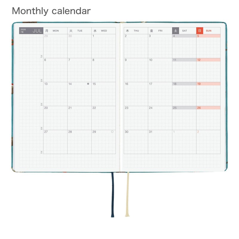 Hobonichi Techo HON A6 2026 – Bow & Tie: In