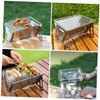 Mipcase Portable Camping Grill Barbecue Rack for Outdoor Bbq Lightweight