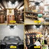 Triburst LED Shop Lights for Workshop, 4000 Lumens Super Bright