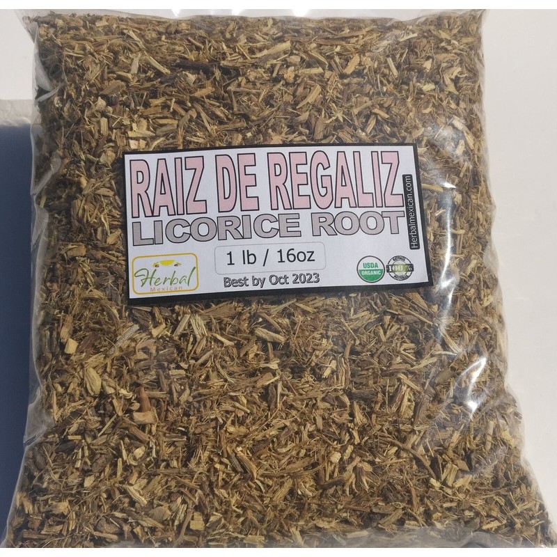 16oz regaliz, licorice root, Liquorice, raiz de regaliz,orozus, palo orozus