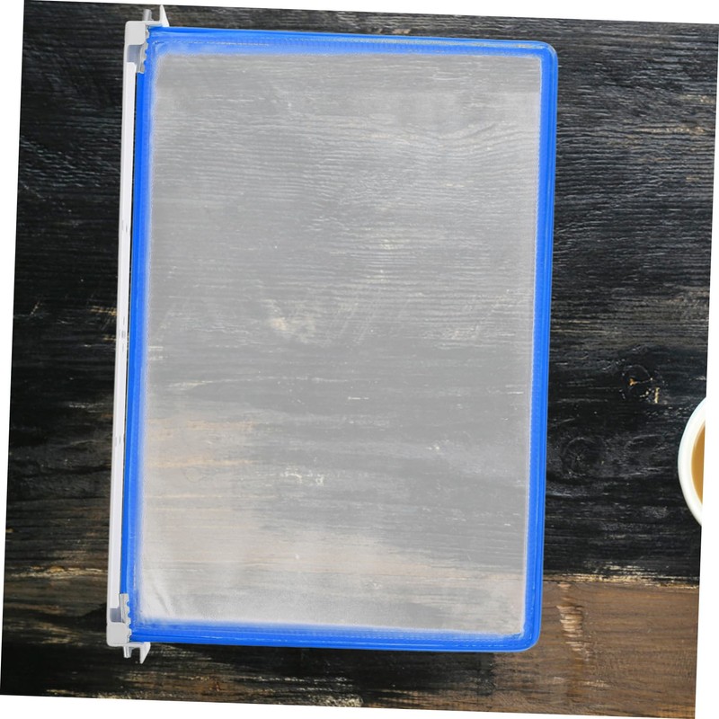 Operitacx Clear Wall File Holder Page Flip Document Display Rack