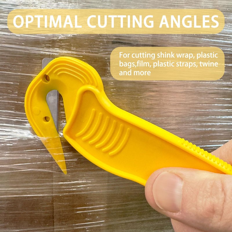 Hocklliy 5pcs Box Cutter,Box Opener,Safe Cutting Experience,Ergonomic Handle,More Convenient to
