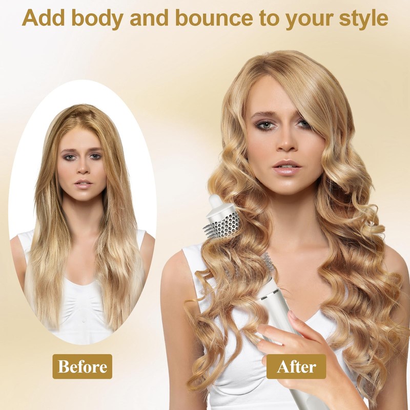 ZEPHBLOW Round Volumizing Brush Attachment for Shark FlexStyle HD430/HD435/HD440, Round