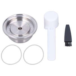 Refillable Coffee Pod Reusable Coffee Powder Capsule Stainless Steel 70ML Hemispherical for Vertuo Plus