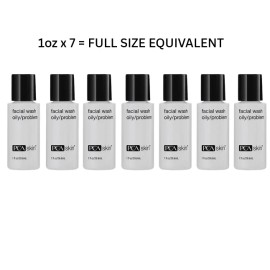 PCA Skin Facial Wash Oily/Problem 1 oz 7 PACK FULL SIZE EQUIVALENT exp 09/25
