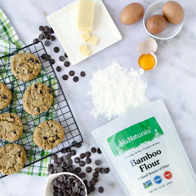 NuNaturals Bamboo Flour, 12 oz. (2-Pack)