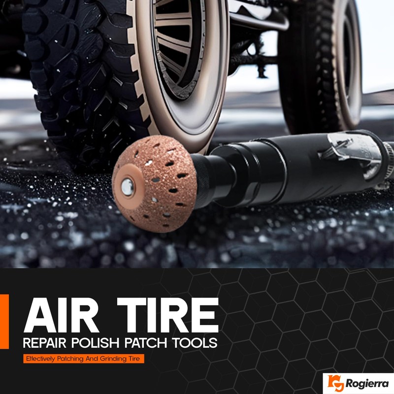 Air Tire Repair Polish Patch Tools - 2500RPM Low-Speed Buffer