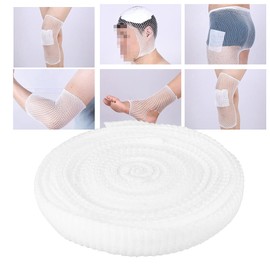Rollselastic Net Dressing, Women and Men Bandage Stretchy Fixing Band for Leg Hand Foot Neck Arm Elastic Mesh Wound Bandage Fix Net Tubular Bandage (5#)
