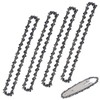 Pack of 4 Chainsaw Chains, Saw Chains, Chain for Chainsaw,