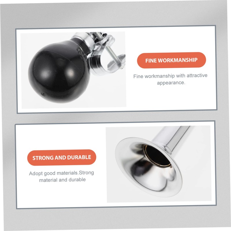BESPORTBLE 2pcs Universal Bike Bell Manual Air Horn Loud Bugle