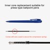 0.7mm Blue Pen Refills,Replaceable Ballpoint Pen Refills Blue Ink Refills,