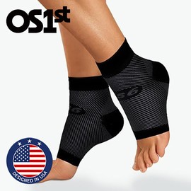 [OS1st] US Patent Ergonomic Compression Ankle Protector FS6 (2 pieces on each side), Black Black_LL / [OS1st] 미국특허 인체공학적 압박 발목 보호대 FS6 (양쪽2개입), 블랙블랙_LL