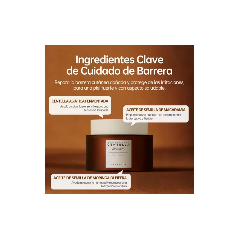 Skin1004 Crema Probio-cica Centella Madagascar Calmante 50ml