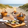 Oyster Shucking Opener Shucker Seafood Clamp Tool Holder Shellfish Hand