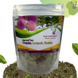 T de Cardo Mariano Hojas de Nspero y Boldo Protege y Regenera tu Hgado Regula la Glucosa y Mejora la Digestin Reduce la Inflamacin y el Estrs...      
